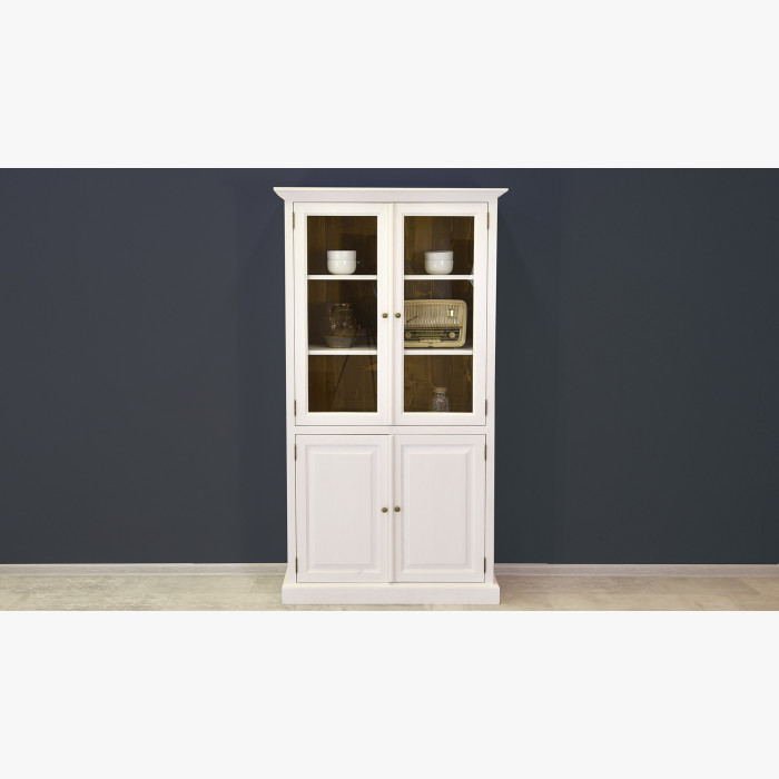Drewniana witryna z dwojgiem drzwi w stylu prowansalskim, typ 12 , {PARENT_CATEGORY_NAME - 1