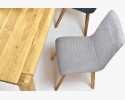 Stół i krzesła drewniane 140 x 90 cm, dąb , {PARENT_CATEGORY_NAME - 2