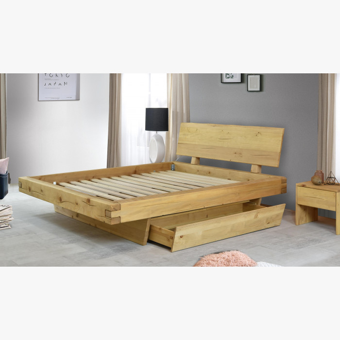 Łóżko dwuosobowe  z litego drewna, świerk - Matus 160 x 200 cm , {PARENT_CATEGORY_NAME - 7