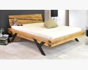 Luksusowe łóżko z litego drewna model Y - dąb 160 x 200 cm , {PARENT_CATEGORY_NAME - 2