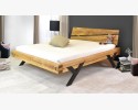 Luksusowe łóżko z litego drewna model Y - dąb 160 x 200 cm , {PARENT_CATEGORY_NAME - 3