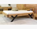 Luksusowe łóżko z litego drewna model Y - dąb 160 x 200 cm , {PARENT_CATEGORY_NAME - 4