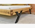 Luksusowe łóżko z litego drewna model Y - dąb 160 x 200 cm , {PARENT_CATEGORY_NAME - 5