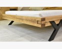 Luksusowe łóżko z litego drewna model Y - dąb 160 x 200 cm , {PARENT_CATEGORY_NAME - 6
