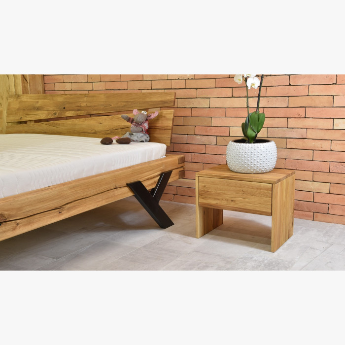 Luksusowe łóżko z litego drewna model Y - dąb 160 x 200 cm , {PARENT_CATEGORY_NAME - 8