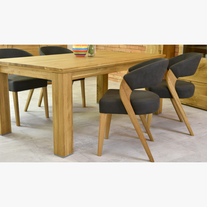 Designerskie krzesła dębowe wraz z dębowym stołem , {PARENT_CATEGORY_NAME - 2