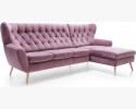 Sofa narożna - Tkanina AquaClean, wiele kolorów - Skandynawski design VOSS , {PARENT_CATEGORY_NAME - 7