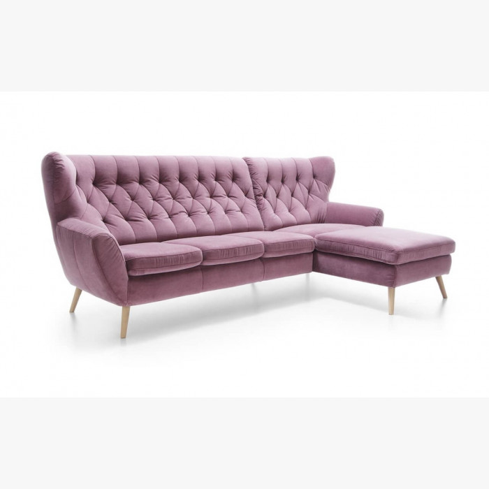 Sofa narożna - Tkanina AquaClean, wiele kolorów - Skandynawski design VOSS , {PARENT_CATEGORY_NAME - 7