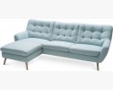 Skandynawska sofa narożna, wiele kolorów - tkanina AquaClean - Scandi , {PARENT_CATEGORY_NAME - 4