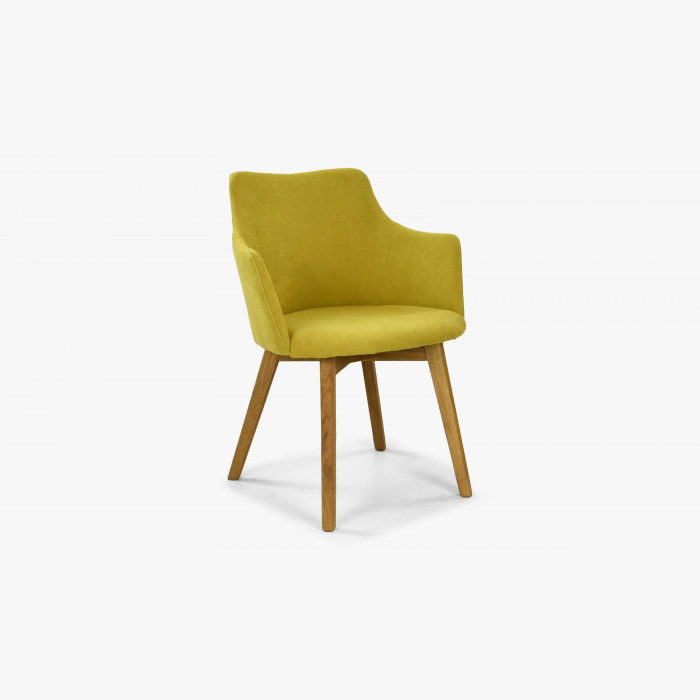 Krzesło z oparciem Bella - żółte , {PARENT_CATEGORY_NAME - 3