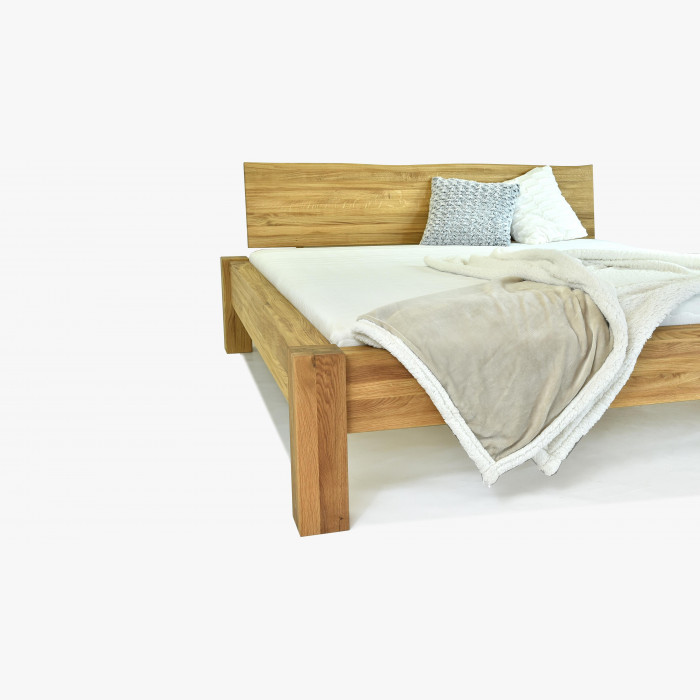 Łóżko dwuosobowe z litego drewna dębowego, Dunaj 160 x 200 cm , {PARENT_CATEGORY_NAME - 7