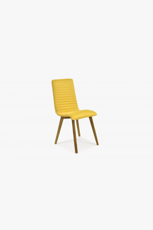 Nowoczesne krzesło do jadalni dąb - żółte, Arosa - Lara - 1