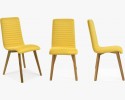 Nowoczesne krzesło do jadalni dąb - żółte, Arosa - Lara , {PARENT_CATEGORY_NAME - 2