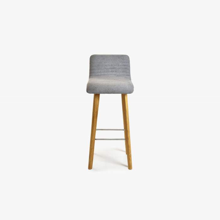 Krzesło barowe dąb, jasnoszare Arosa , {PARENT_CATEGORY_NAME - 4