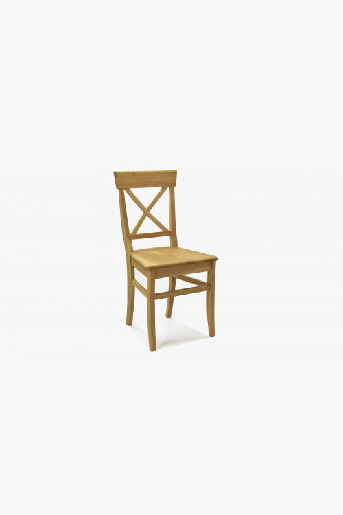 Krzesło dębowe country - lite drewno - MEGA promocja - 1