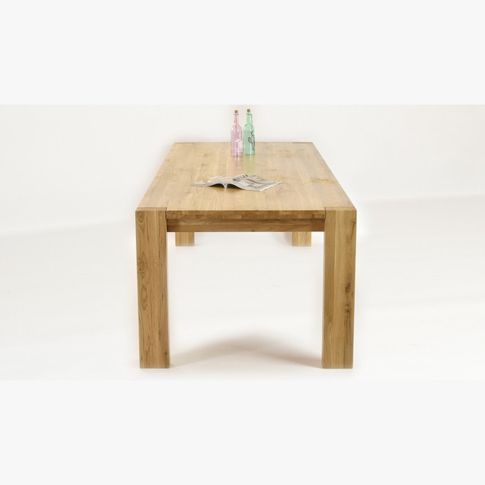 Stół do jadalni dla 10 osób z litego drewna dębowego + krzesła , Zlatko 240 x 100 cm , {PARENT_CATEGORY_NAME - 15