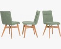 Krzesło do jadalni styl skandynawski, zielone Arona , {PARENT_CATEGORY_NAME - 6