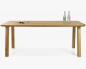 Stół do jadalni z litego drewna - zaokrąglone krawędzie, Martina 160 x 90 cm , {PARENT_CATEGORY_NAME - 1