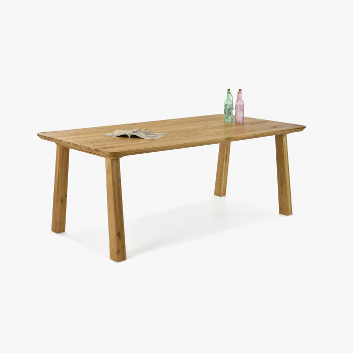 Stół do jadalni z litego drewna - zaokrąglone krawędzie, Martina 160 x 90 cm , {PARENT_CATEGORY_NAME - 3