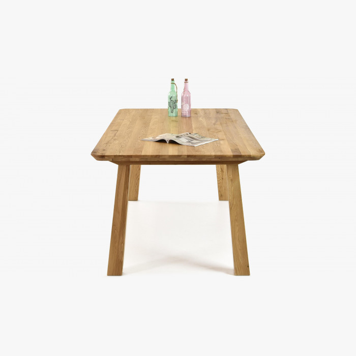Stół do jadalni z litego drewna - zaokrąglone krawędzie, Martina 160 x 90 cm , {PARENT_CATEGORY_NAME - 4