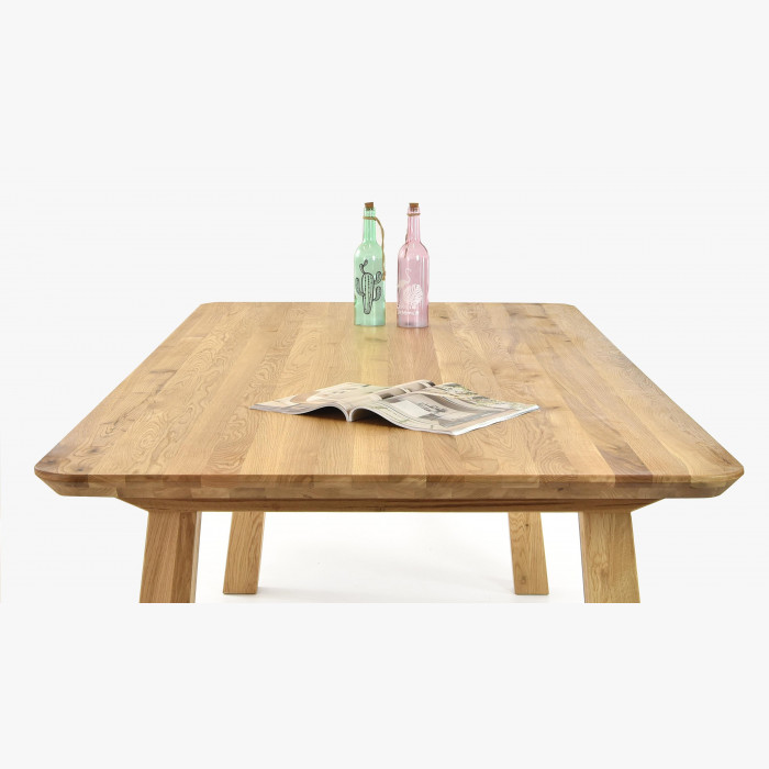 Stół do jadalni z litego drewna - zaokrąglone krawędzie, Martina 160 x 90 cm , {PARENT_CATEGORY_NAME - 5