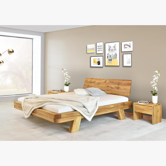 Luksusowe łóżko dębowe z belek, Mia 160 x 200 cm , {PARENT_CATEGORY_NAME - 6