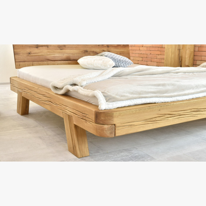 Luksusowe łóżko dębowe z belek, Mia 160 x 200 cm , {PARENT_CATEGORY_NAME - 9
