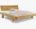 Łóżko z drewnianych bali MIA świerk, zaokrąglone narożniki 180 x 200 cm , {PARENT_CATEGORY_NAME - 3
