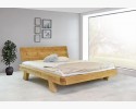 Łóżko z drewnianych bali MIA świerk, zaokrąglone narożniki 180 x 200 cm , {PARENT_CATEGORY_NAME - 5