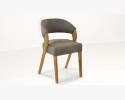 Luksusowe krzesło designerskie - dąb, Almondo - taupe , {PARENT_CATEGORY_NAME - 8