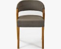 Luksusowe krzesło designerskie - dąb, Almondo - taupe , {PARENT_CATEGORY_NAME - 12