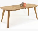 Rozkładany stół owalny, lity dąb, Otawa XL 160-200 cm , {PARENT_CATEGORY_NAME - 4