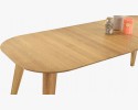 Rozkładany stół owalny, lity dąb, Otawa XL 160-200 cm , {PARENT_CATEGORY_NAME - 5