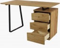 Stół roboczy dębowy, z czarnymi metalowymi nogami, Smak , {PARENT_CATEGORY_NAME - 3