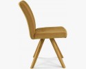 Krzesło nogi dębowe musztardowe, easy clean Paris , {PARENT_CATEGORY_NAME - 5