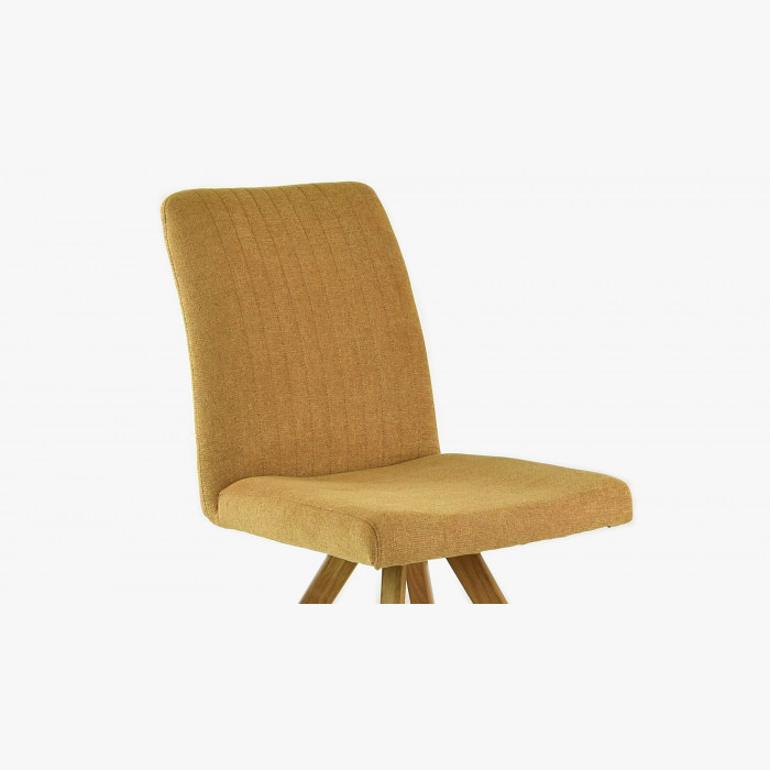 Krzesło nogi dębowe musztardowe, easy clean Paris , {PARENT_CATEGORY_NAME - 7