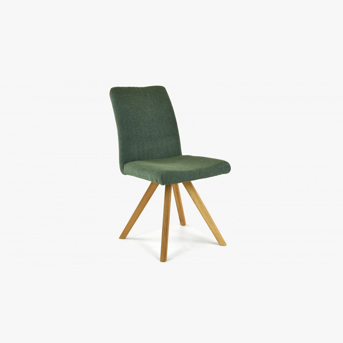 Krzesło nogi dębowe zielone, easy clean Paris , {PARENT_CATEGORY_NAME - 3