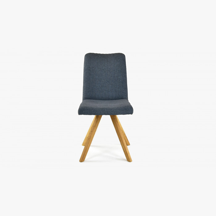 Krzesło nogi dębowe, ciemnoniebieskie, easy clean Paris , {PARENT_CATEGORY_NAME - 5