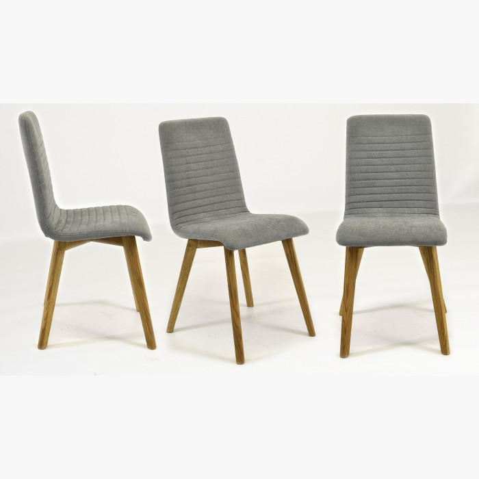 Krzesła tapicerowane Arosa z nogami dębowymi i stół jadalny dąb York , {PARENT_CATEGORY_NAME - 9