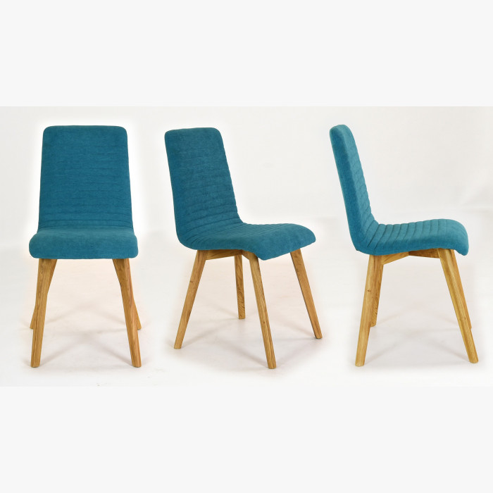 Krzesła tapicerowane Arosa z nogami dębowymi i stół jadalny dąb York , {PARENT_CATEGORY_NAME - 10