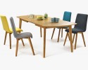 Stół rozkładany z litego drewna Arles i krzesło Lara - Arosa , {PARENT_CATEGORY_NAME - 1