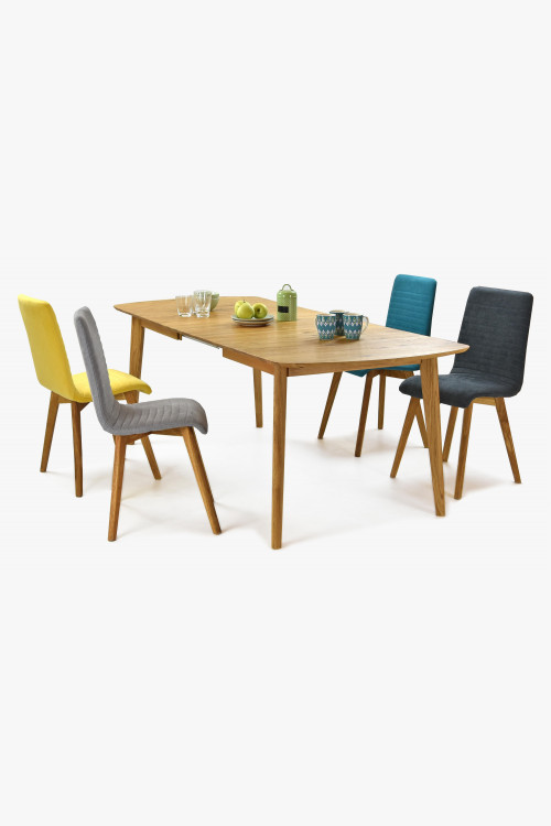 Stół rozkładany z litego drewna Arles i krzesło Lara - Arosa - 1