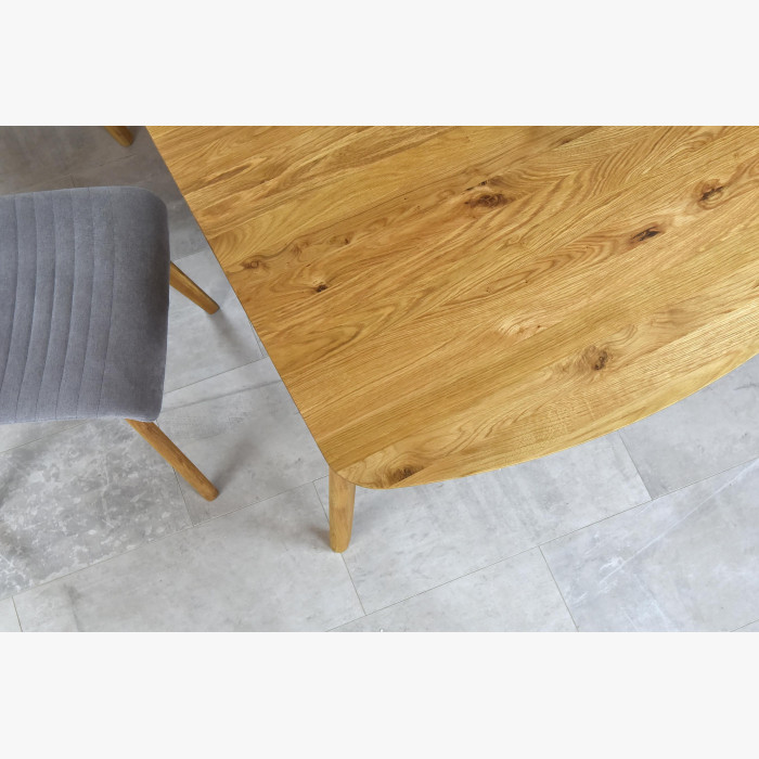 Stół rozkładany z litego drewna Arles i krzesło Lara - Arosa , {PARENT_CATEGORY_NAME - 7