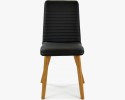 Krzesło z prawdziwej skóry w kolorze czarnym-Arosa , {PARENT_CATEGORY_NAME - 5