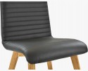Krzesło z prawdziwej skóry w kolorze czarnym-Arosa , {PARENT_CATEGORY_NAME - 9