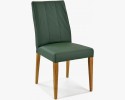 Krzesło do jadalni skóra naturalna - zielone Klaudia , {PARENT_CATEGORY_NAME - 3