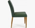 Krzesło do jadalni skóra naturalna - zielone Klaudia , {PARENT_CATEGORY_NAME - 4