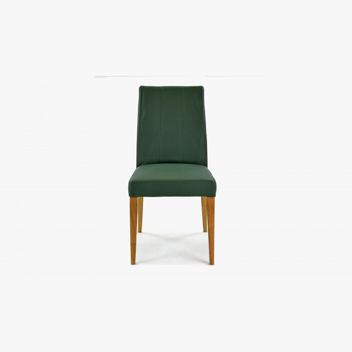Krzesło do jadalni skóra naturalna - zielone Klaudia , {PARENT_CATEGORY_NAME - 5