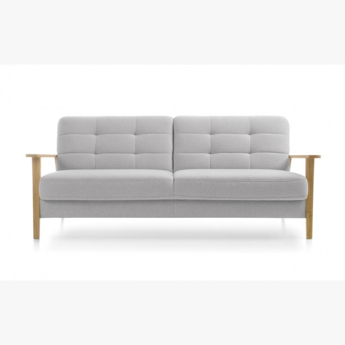 Sofa z drewnianymi podłokietnikami i funkcją spania, Olaf więcej kolorów , {PARENT_CATEGORY_NAME - 3