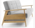Sofa z drewnianymi podłokietnikami i funkcją spania, Olaf więcej kolorów , {PARENT_CATEGORY_NAME - 4